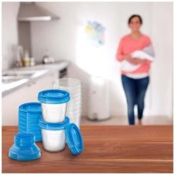 Philips Avent 10 Bewaarbekers 180ml -Babywinkel Voordeel 105984 1059840001 2