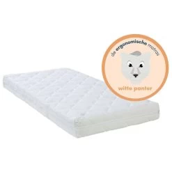 ABZ Witte Panter Koudschuim Ledikant Matras 60x120cm