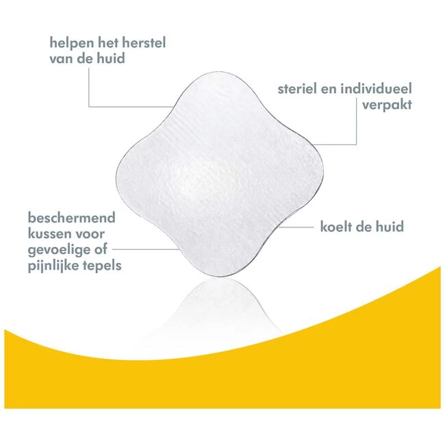 Medela Hydrogel Pads 4 Stuks 5 Medela Hydrogel Pads 4 Stuks - Afbeelding 3