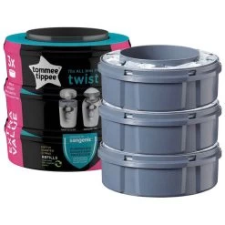 Tommee Tippee Sangenic Twist&Click Navulverpakking 3-pack 7 Tommee Tippee Sangenic Twist&Click Navulverpakking 3-pack -Babywinkel Voordeel 126393 1263930099 2