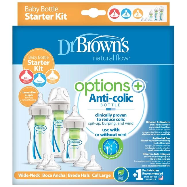 Dr. Brown's Options+ Startpakket Brede Halsfles 4 Dr. Brown's Options+ Startpakket Brede Halsfles - Afbeelding 2