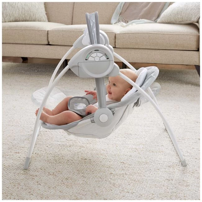 Ingenuity Comfort 2GO Portable Swing Cuddle Lamb 5 Ingenuity Comfort 2GO Portable Swing Cuddle Lamb - Afbeelding 3