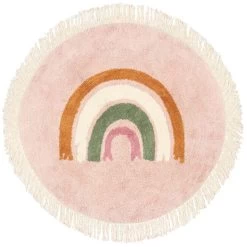 Prenatal Vloerkleed Regenboog Rond