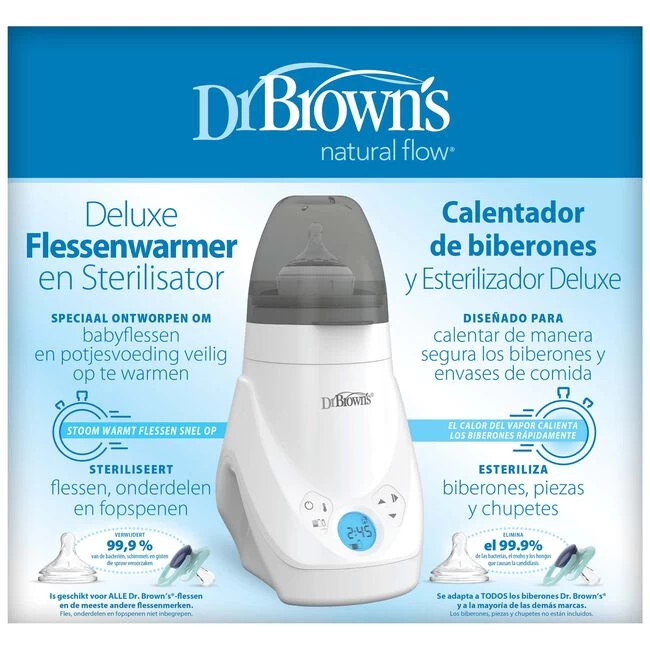 Dr. Brown's Deluxe Fleswarmer En Sterilisator 4 Dr. Brown's Deluxe Fleswarmer En Sterilisator - Afbeelding 2