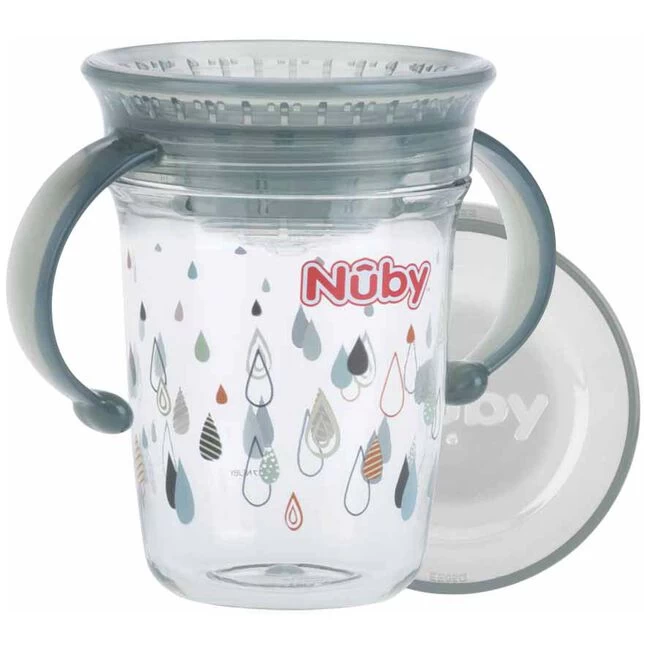 Nuby Nûby 360 Graden Wonder Cup Met Handvatten 240ml 3 Nuby Nûby 360 Graden Wonder Cup Met Handvatten 240ml