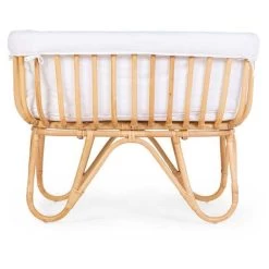 Childhome Rattan Wieg Rechthoekig (incl. Matras En Cover)