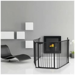 Noma 5 Panelen Systeemhek Zwart -Babywinkel Voordeel 1408180010 2