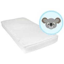 ABZ Airgo Koala Koudschuim Ledikant Matras Met Topper 60x120cm