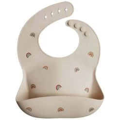 Mushie Silicone Slab Rainbow