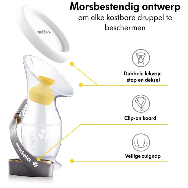 Medela Siliconen Moedermelkcollector 5 Medela Siliconen Moedermelkcollector - Afbeelding 3