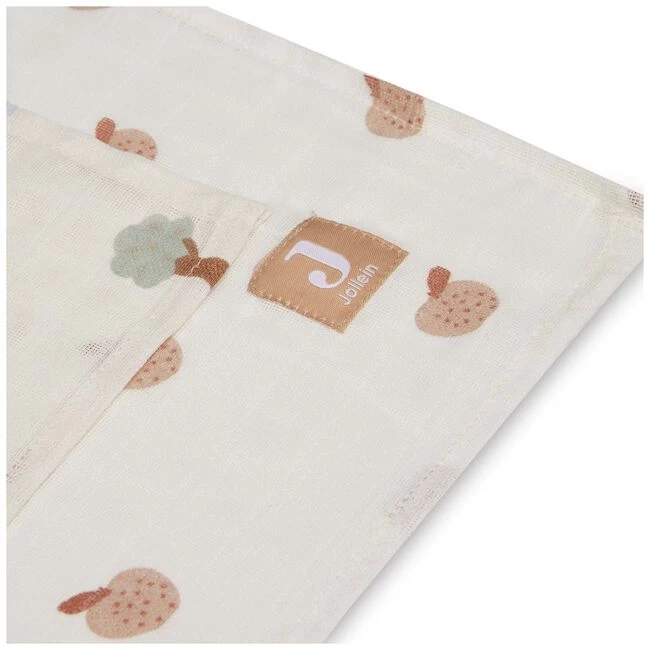Jollein Swaddle / Hydrofiele Doek Boerderij 2-pack 4 Jollein Swaddle / Hydrofiele Doek Boerderij 2-pack - Afbeelding 2