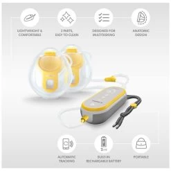 Medela Freestyle Hands-Free Elektrische Borstkolf 9 Medela Freestyle Hands-Free Elektrische Borstkolf -Babywinkel Voordeel 144953 1449530000 2