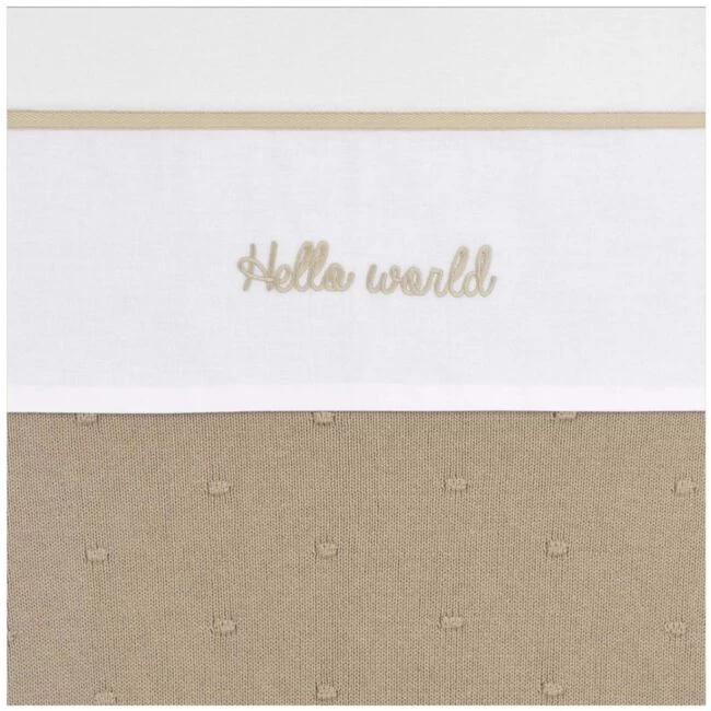 Meyco Ledikantlaken Hello World 4 Meyco Ledikantlaken Hello World - Afbeelding 2