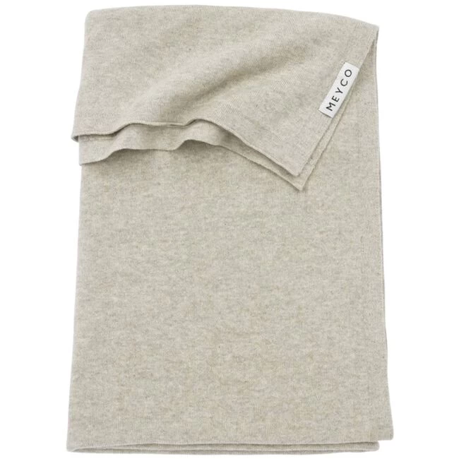 Meyco Ledikantdeken Sand Melange 3 Meyco Ledikantdeken Sand Melange