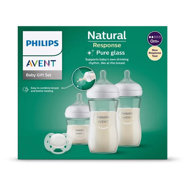 Philips Avent Natural Glazen Starterset 4 Philips Avent Natural Glazen Starterset - Afbeelding 2