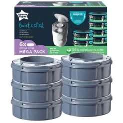Tommee Tippee Sangenic Twist&Click Navulverpakking 6-pack