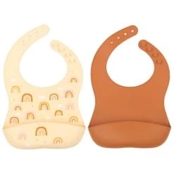 A Little Lovely Company Siliconen Slab Rainbows 2st -Babywinkel Voordeel 1466720048 2